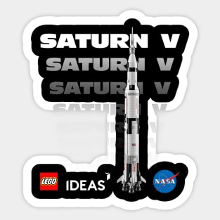 Saturn V in living bricks! Sticker